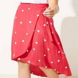 LOFT Polka Dot Skirt